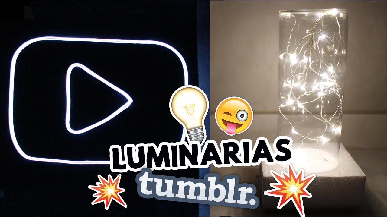 DIY - LUMINÁRIAS TUMBLR | PRIH GOMES