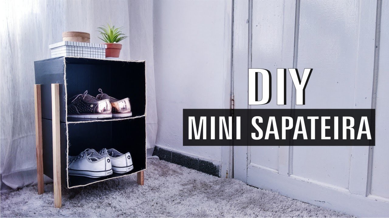 DIY | Mini Sapateira de Papelão