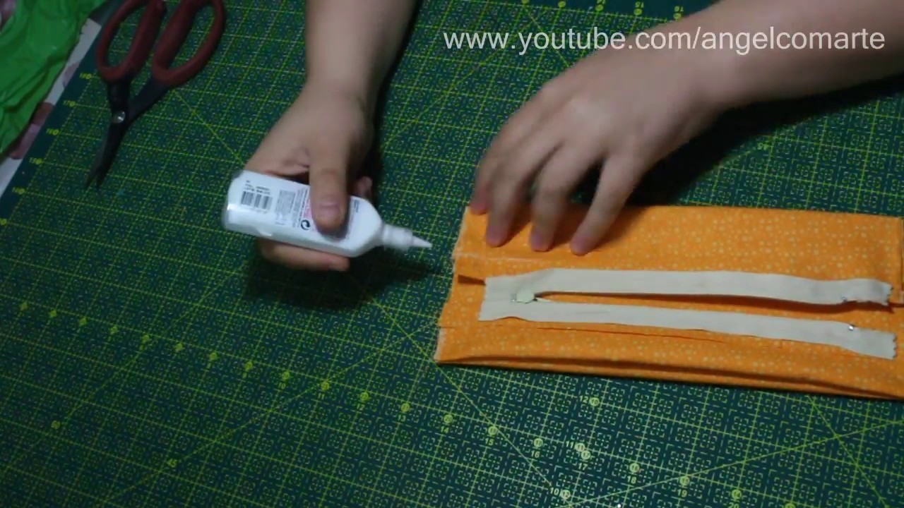 DIY -  Necessaire com retalho de tecido e sem costura 18º Arte Desafio