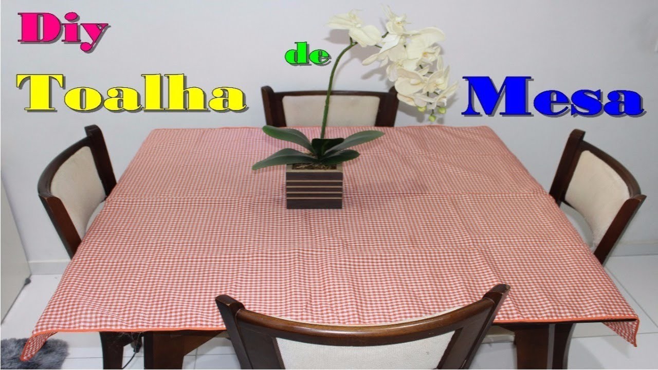 Diy. Toalha de mesa | faça e venda