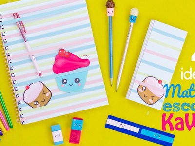 4 ideias de material escolar DIY Kawaii | Caderno, lápis e estojo