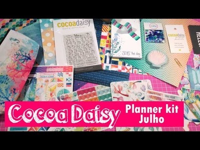 Cocoa Daisy planner kit - Julho (Português BR)