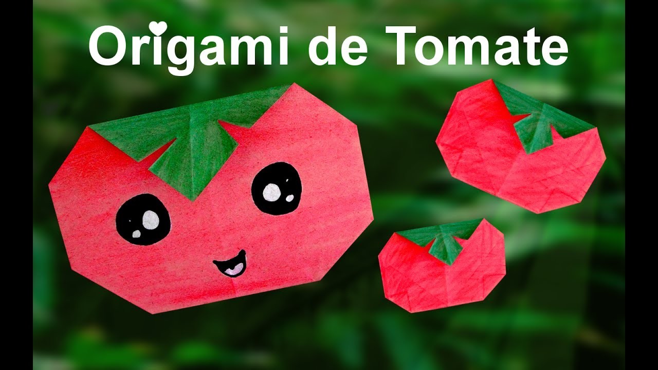 Como fazer Origami de Tomate.
