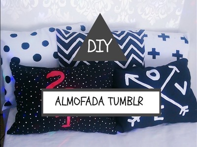 Diy - Almofadas tumblr sem costura - Débora Rodrigues