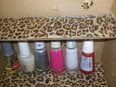 DIY:caixinha de guardar esmalte????????❤
