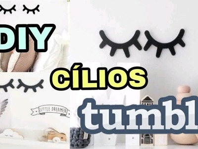 DIY: Cílios tumblr