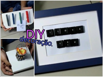 DIY-  DECORAÇÃO PARA  QUARTO- JANAINA FERRÃO