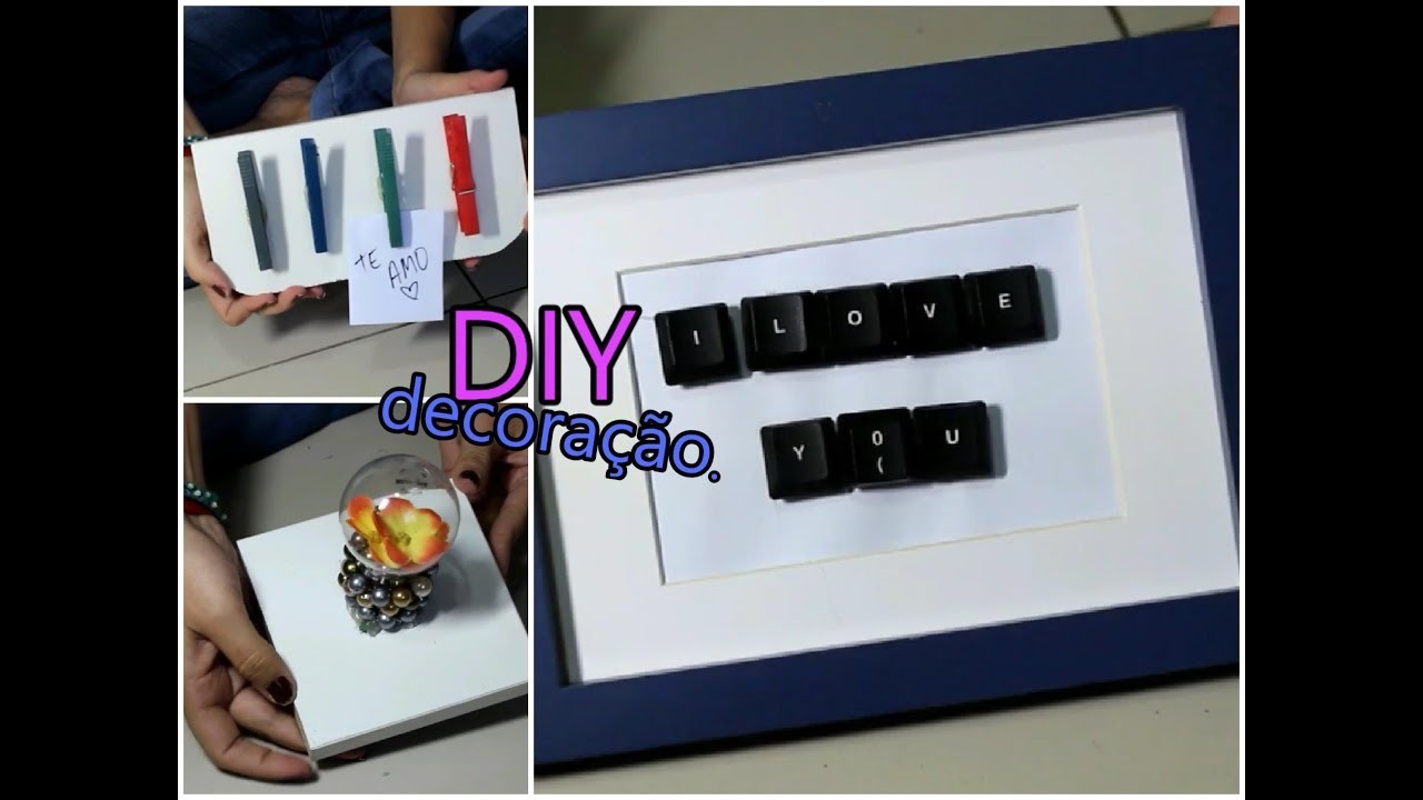DIY-  DECORAÇÃO PARA  QUARTO- JANAINA FERRÃO
