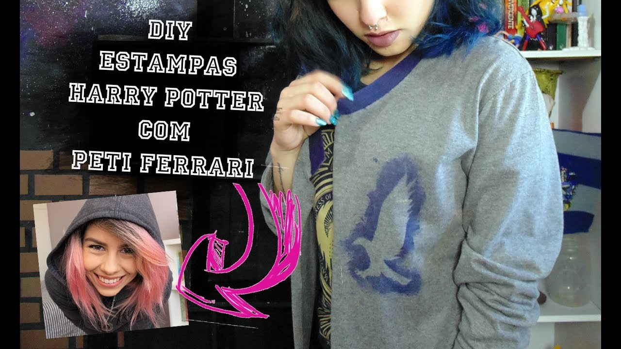 DIY - Estampa Harry Potter | Suelen Candeu feat Peti Ferrari