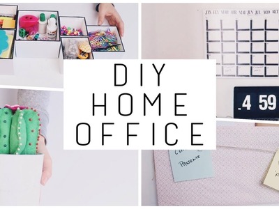 DIY Home Office - Calendário, Cactus, Organizadores | Larissa Vale
