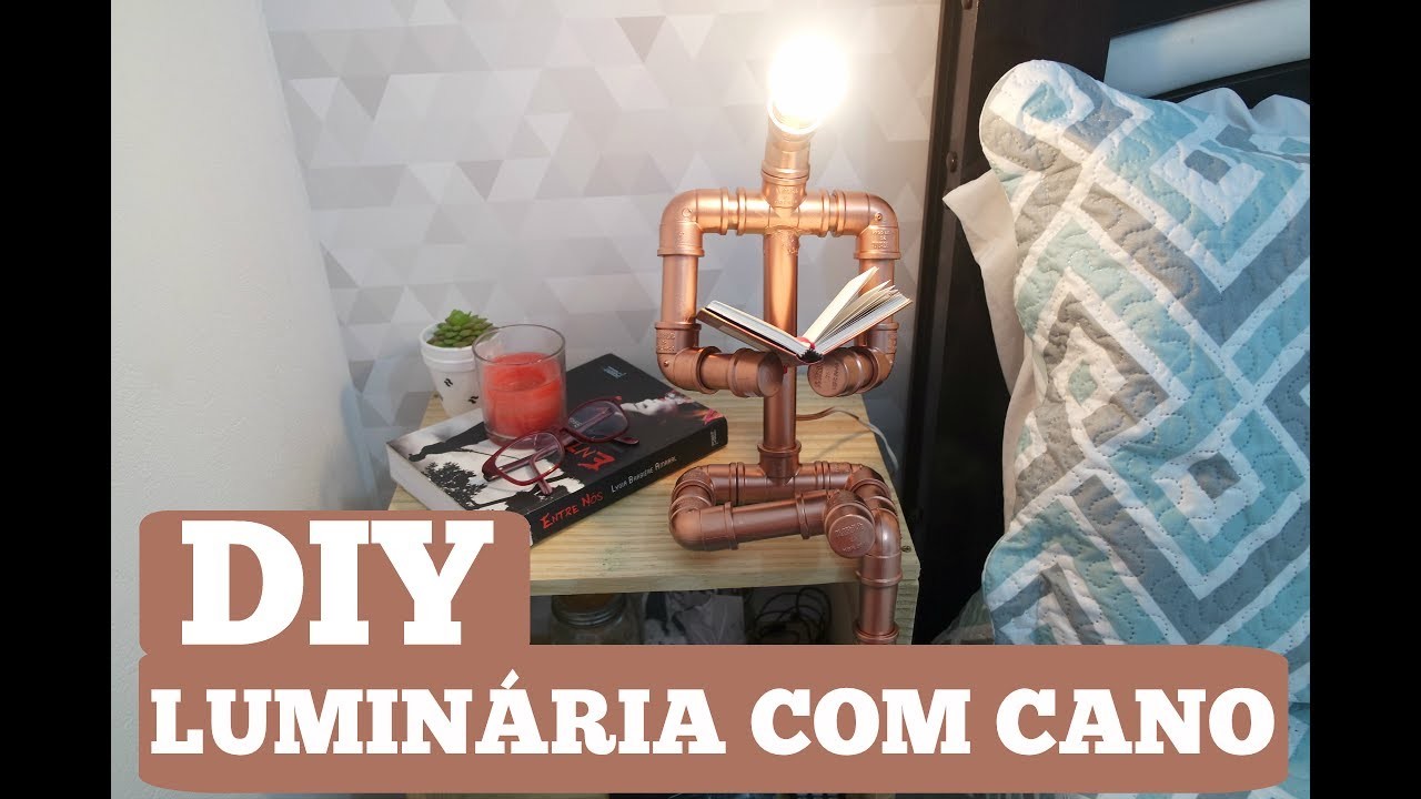 DIY - LUMINÁRIA COM CANO PVC