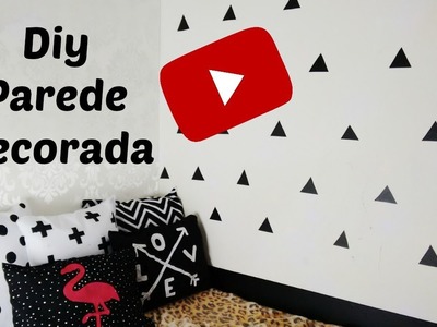 Diy - Parede decorada com contact - Débora Rodrigues