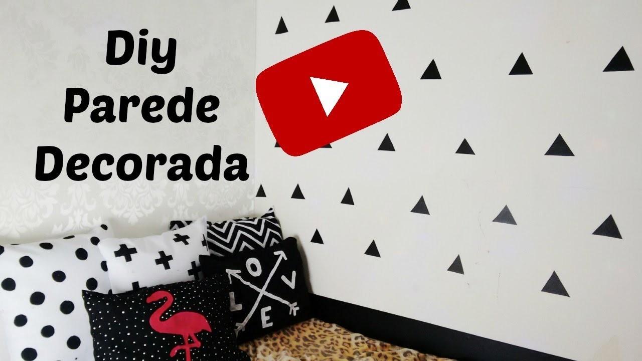 Diy - Parede decorada com contact - Débora Rodrigues