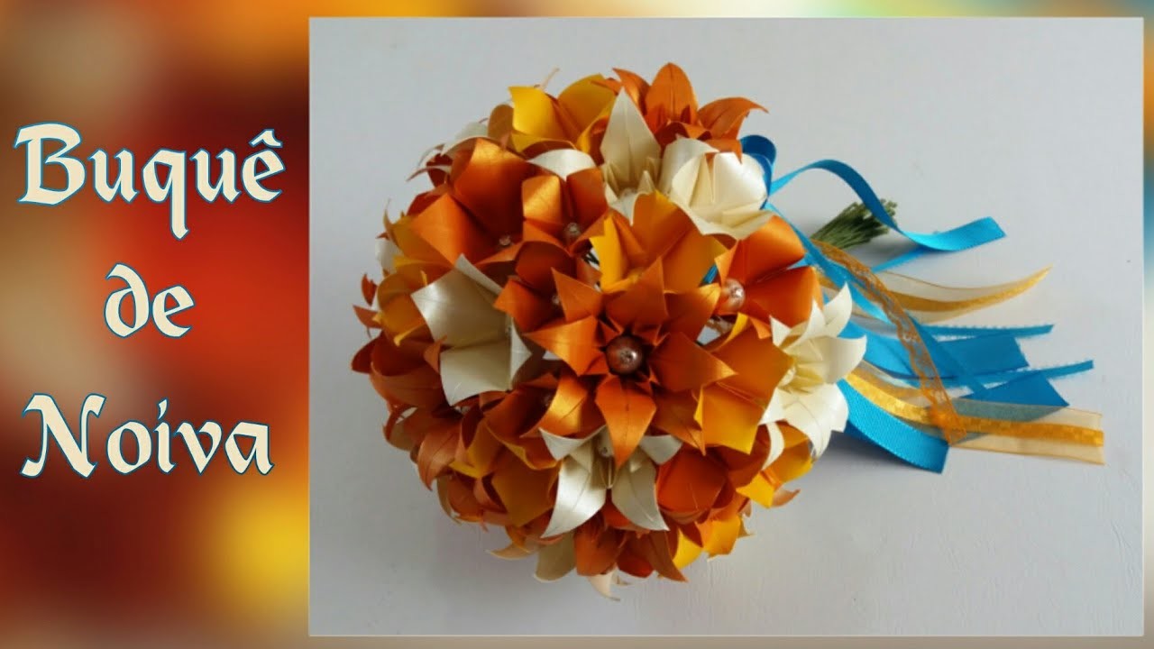 Isa Klein Tutorial 89: Faça e venda: buquê de noiva de origami