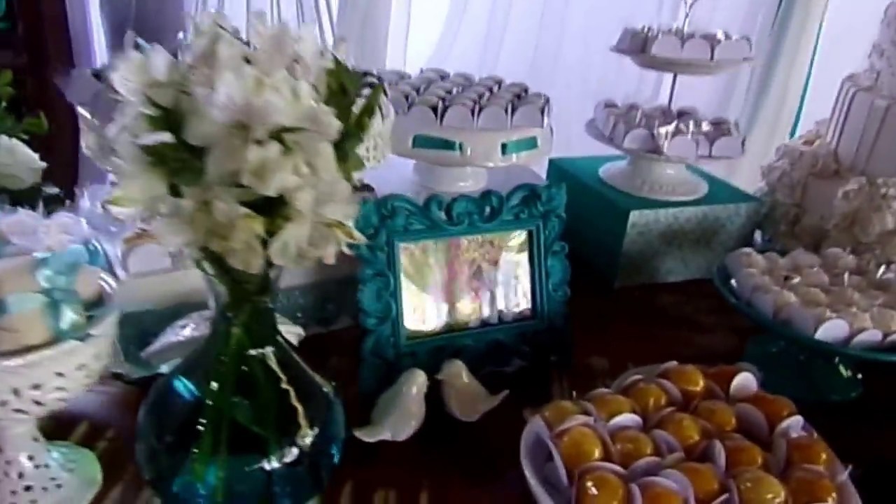 Decoração de Casamento Tiffany e Branco