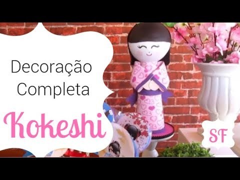 Decoração Kokeshi