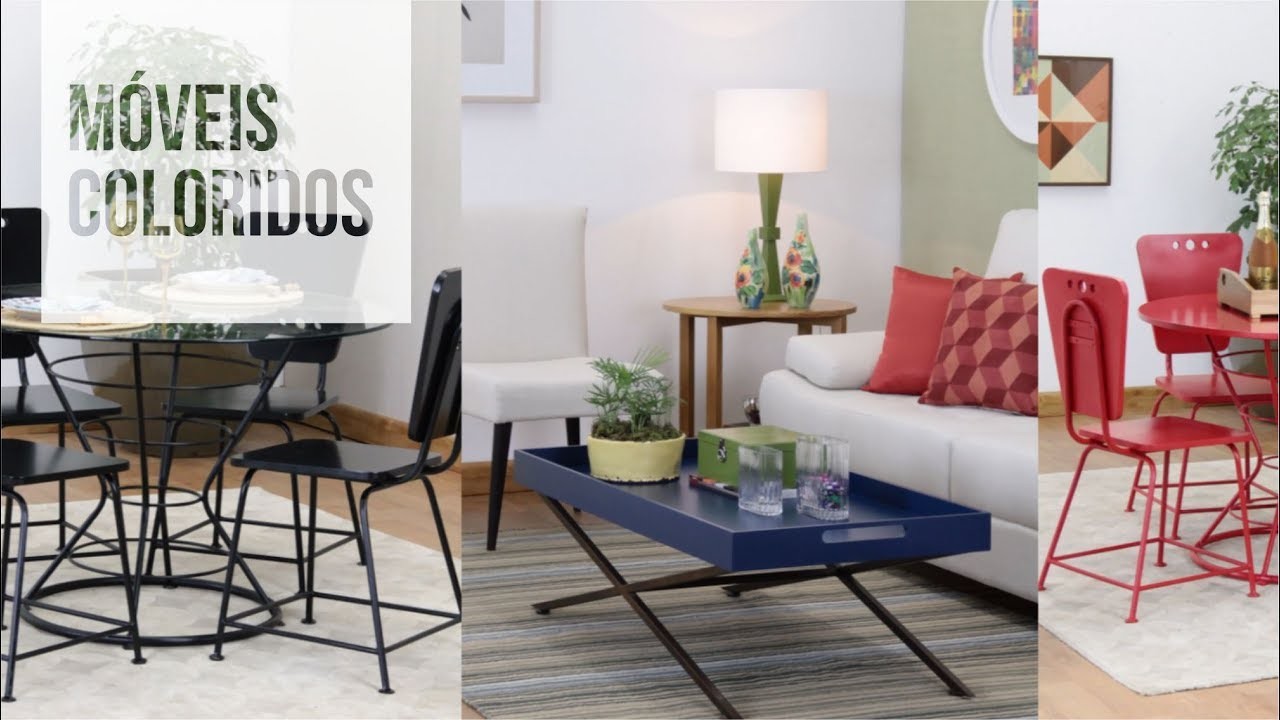 Dicas para usar móveis coloridos na decoração