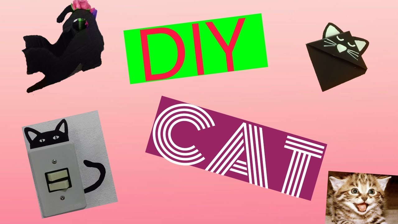 DIY: 3 Dicas de decoração inspiradas em gatos