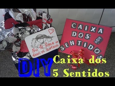 DIY - CAIXA DOS 5 SENTIDOS | 2 anos de namoro