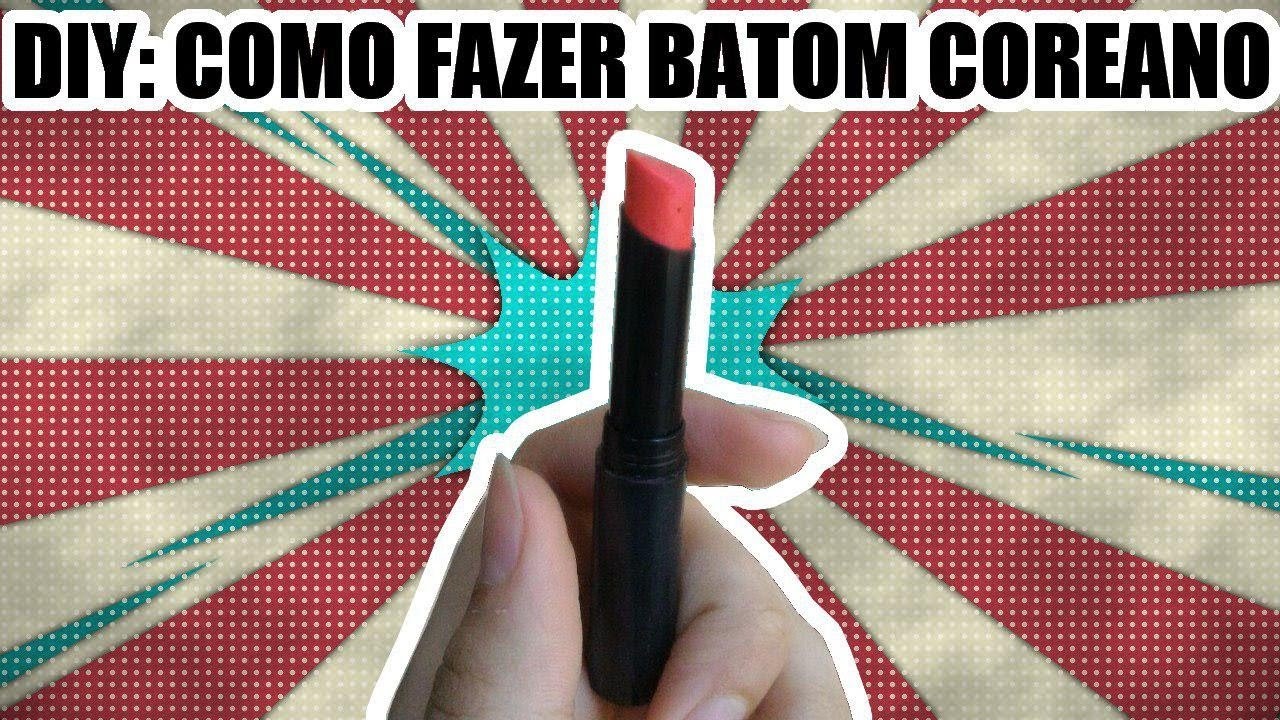 DIY: Como fazer batom coreano