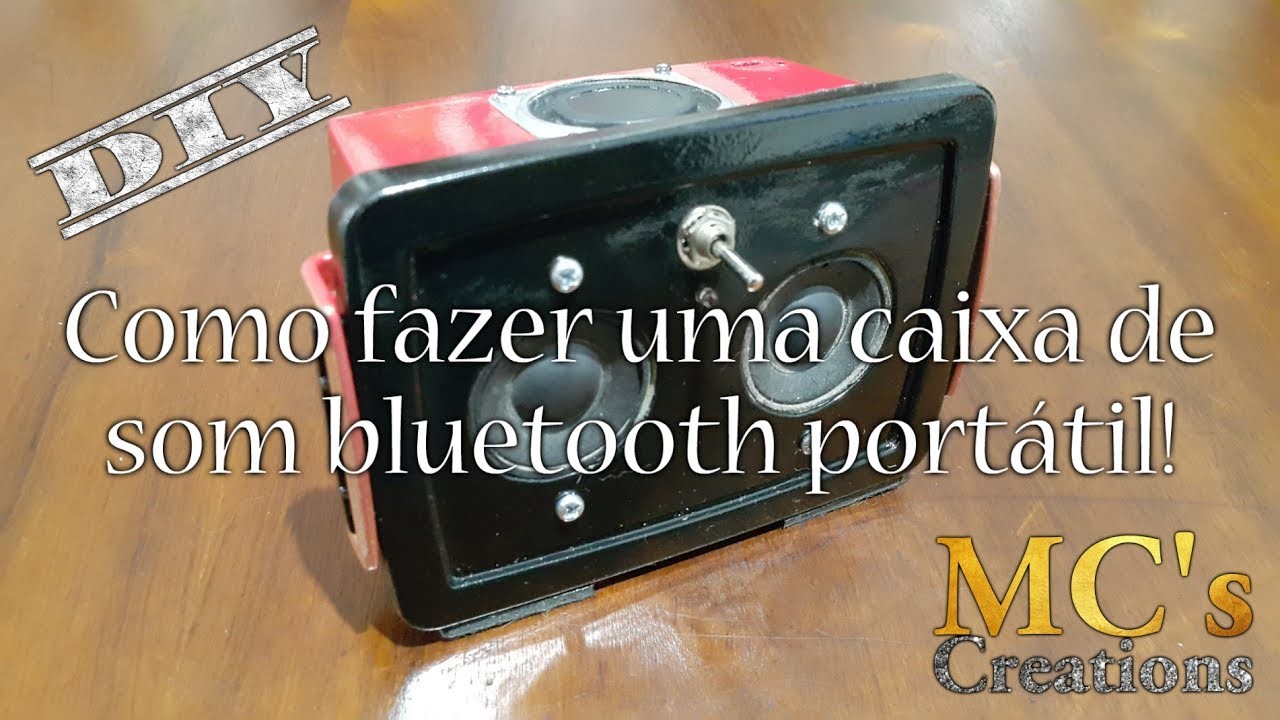[DIY] Como fazer uma caixa de som bluetooth portátil!
