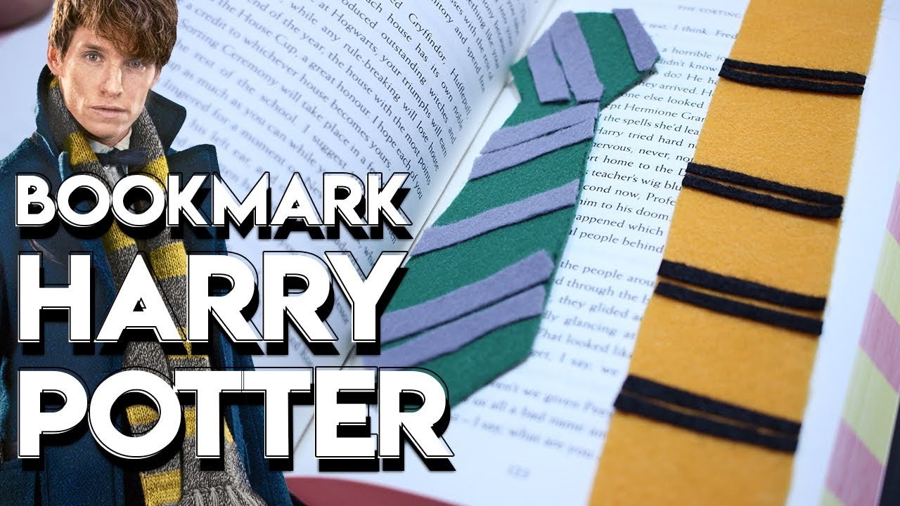 DIY: MARCADOR DE HARRY POTTER SUPER FÁCIL | Pronome Interrogativo #Potterweek