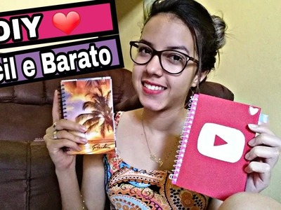 DIY: Personalizando Caderno SUPER BARATO!!