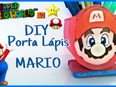 DIY PORTA LÁPIS SUPER MARIO BROS.