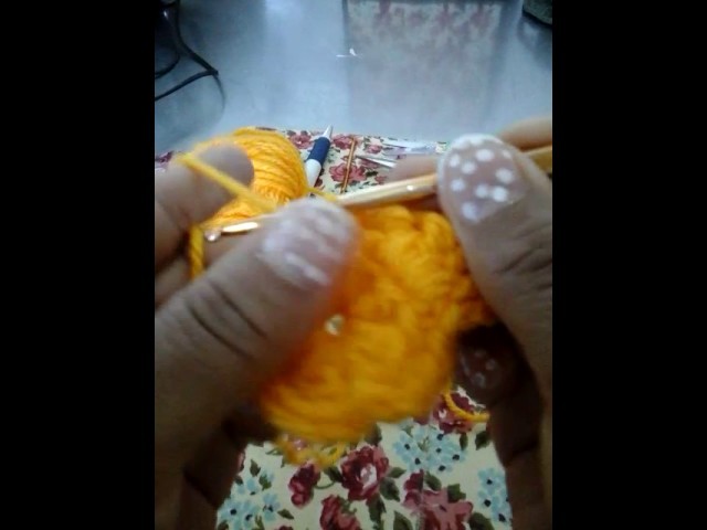 Flor de croche fácil linda e simples de fazer