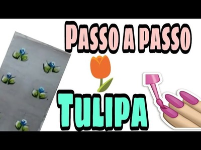 Flor tulipa. Passo a passo. Adesivos na caixinha de leite.