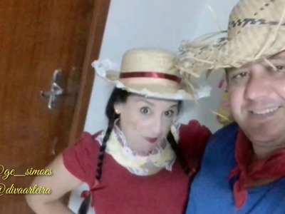 Ideias pra decorar sua festa junina em casa.