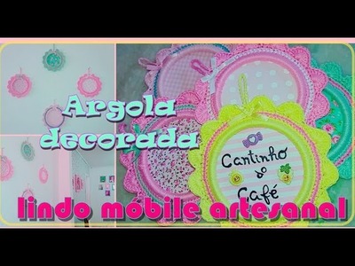 Mobile de Argola para Decoração-DECORAÇÃO CANDY COLOR