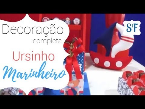 Decoração l Ursinho Marinheiro