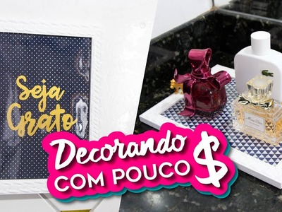 DIY DECORAÇÃO DE BANHEIRO | MUITO FÁCIL E BARATO | collab com  Poly Gonçalves | Do Sofá
