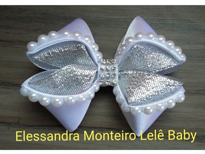DIY:Laço de Cetim!!????|Elessandra Monteiro Lelê Baby????????