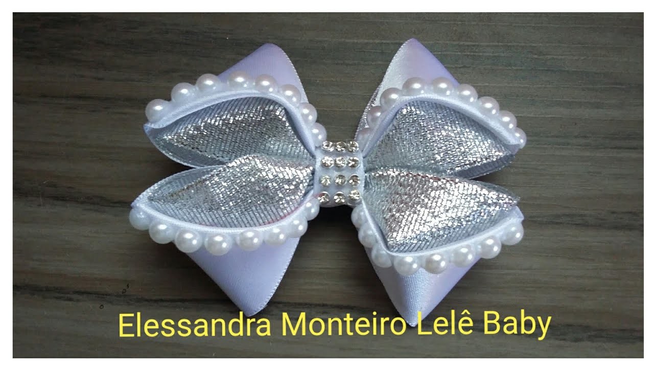 DIY:Laço de Cetim!!????|Elessandra Monteiro Lelê Baby????????