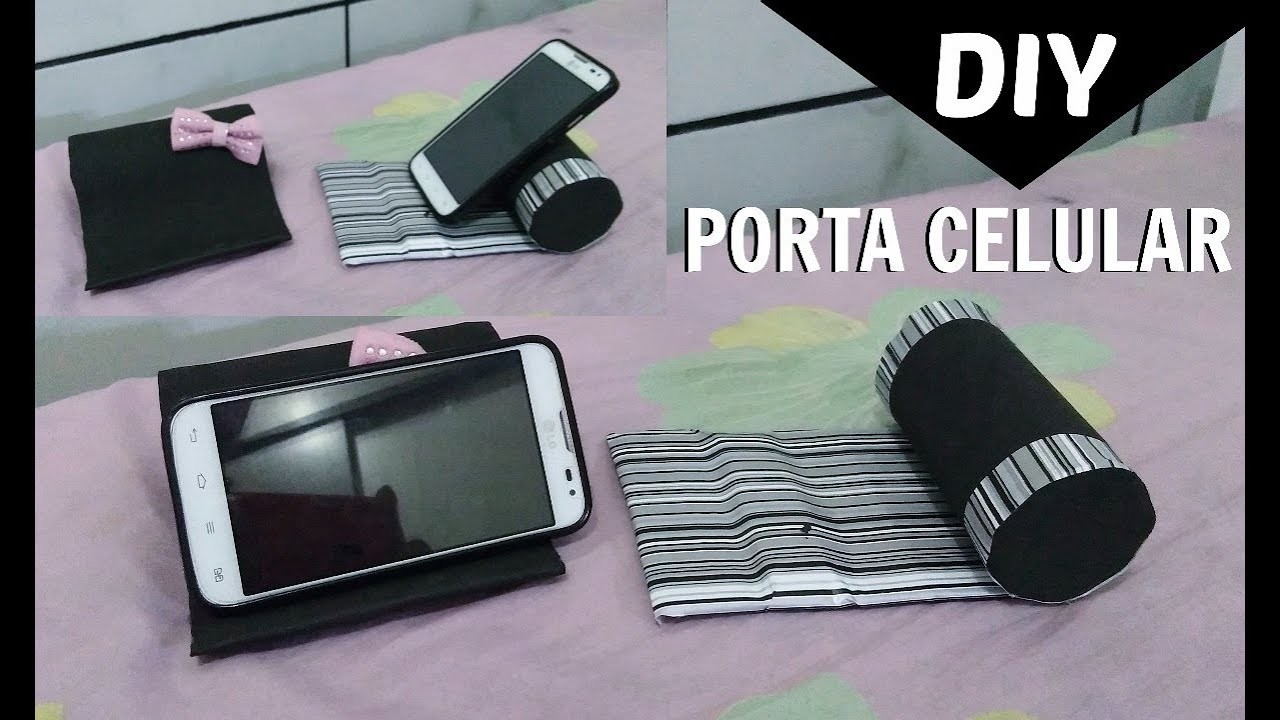 DIY - PORTA CELULAR COM ROLO DE PAPEL HIGIÊNICO| GraziSilc