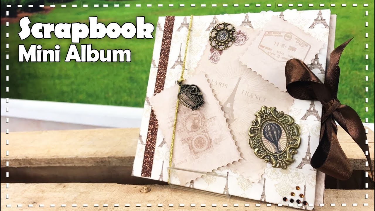 MINI ÁLBUM EM SCRAPBOOK com Tati Rocha - Programa Arte Brasil - 16.08.2017