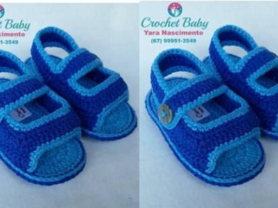 Papete KAUAN de crochê - Tamanho 09 cm - Crochet Baby Yara Nascimento