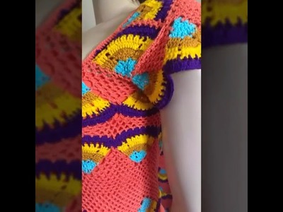 Vestido Crochet, Usado Pela Ritinha Força do Querer Já Montado