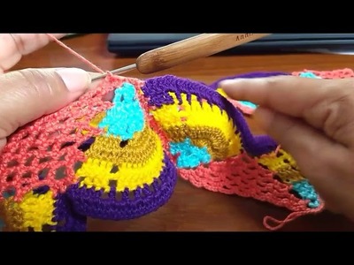 Vestido crochet,  usado  pro Ritinha da Novela Força do Querer . QUARTA PARTE