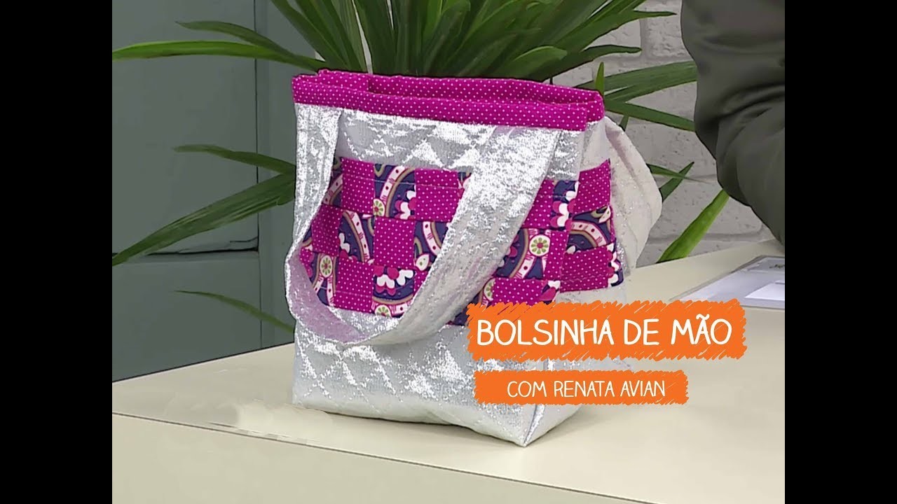 Bolsinha de Mão com Renata Avian | Vitrine do Artesanato na TV - Rede Família