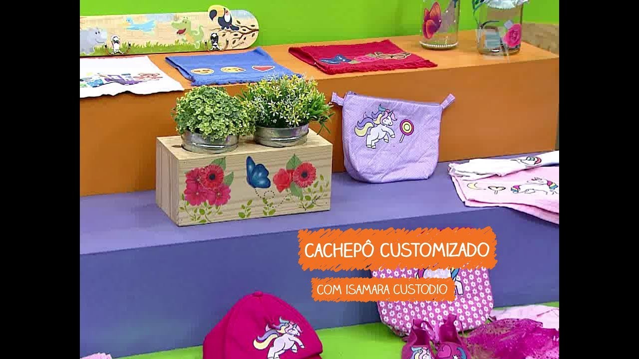 Cachepô Customizado com Isamara Custódio | Vitrine do Artesanato na TV - TV Gazeta