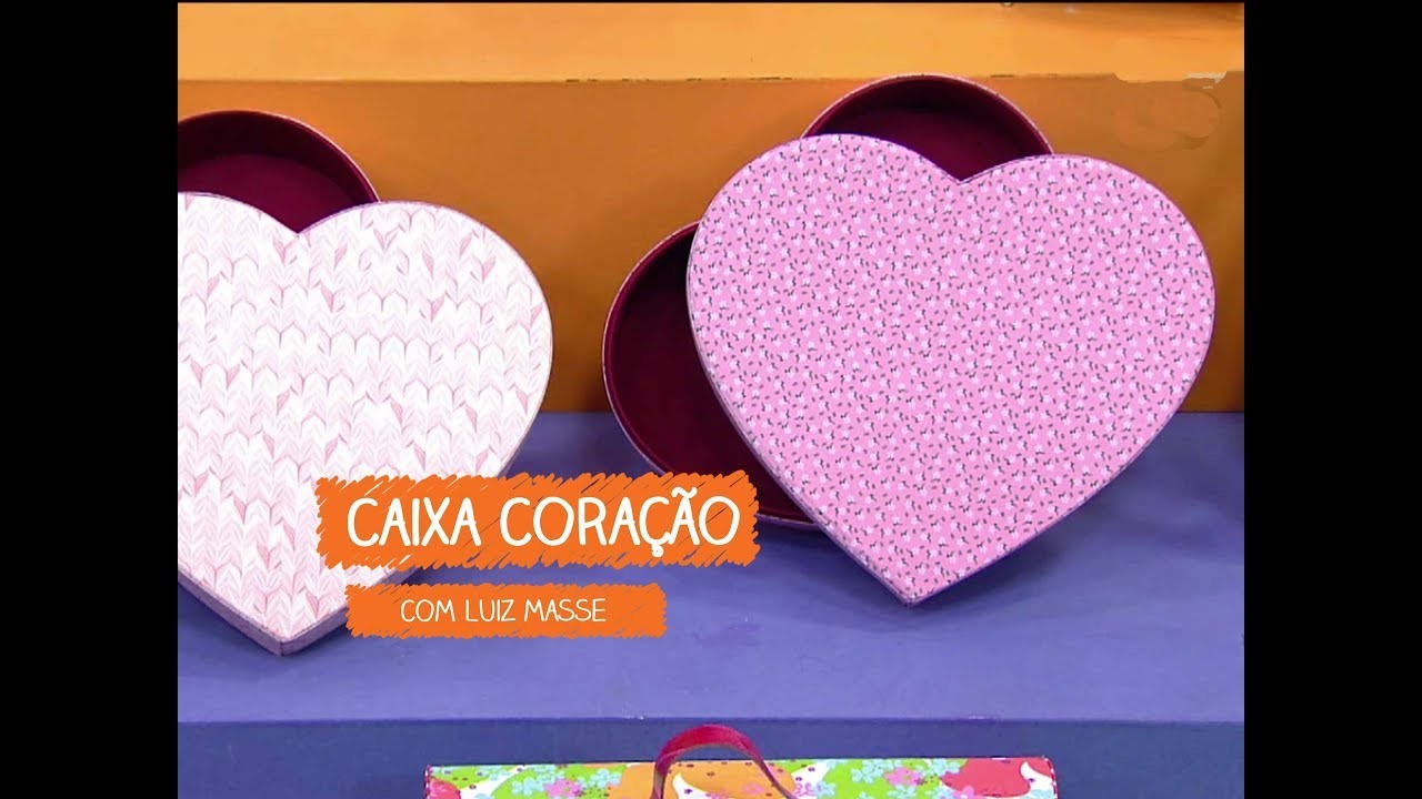 Caixa Coração com Luiz Masse | Vitrine do Artesanato na TV - TV Gazeta