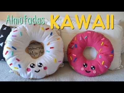 DIY Almofadas de Donuts e Cupcake Kawaii de Feltro • Por Estilo Jacky de Ser