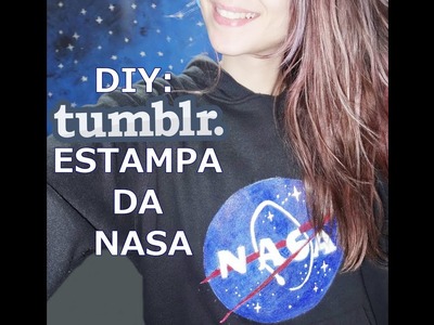 DIY: BLUSA DA NASA COM TÉCNICA STENCIL