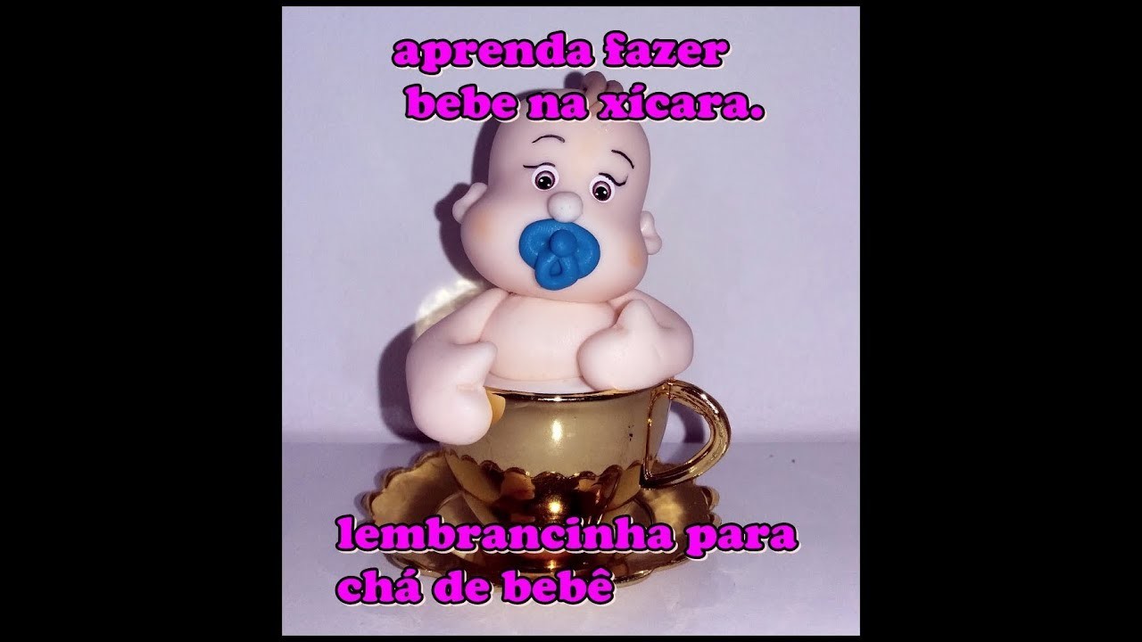 DIY. COMO FAZER BEBÊ NA XÍCARA EM BISCUIT