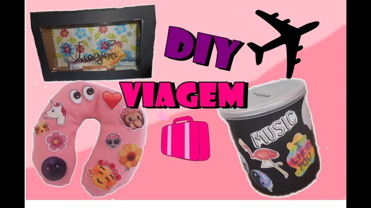 DIY de viagem ❤ ✈ ????????  VARIAS IDEIAS