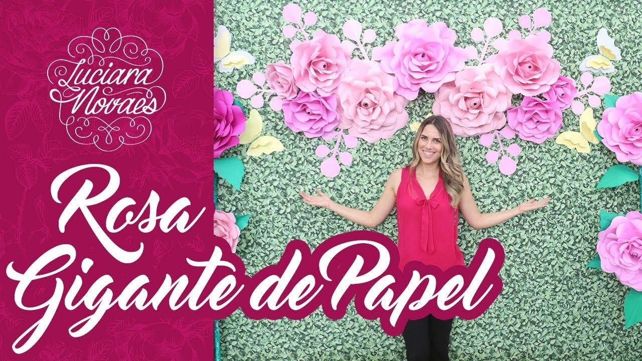 DIY: Rosa Gigante de papel