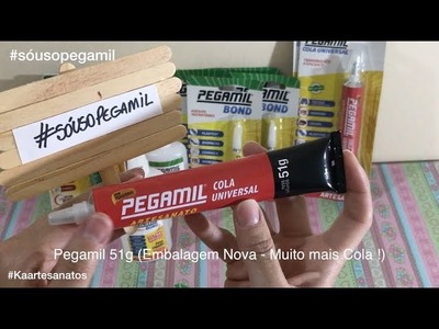 Nova Cola Pegamil 51g - Cola Universal para Artesanato e mais
